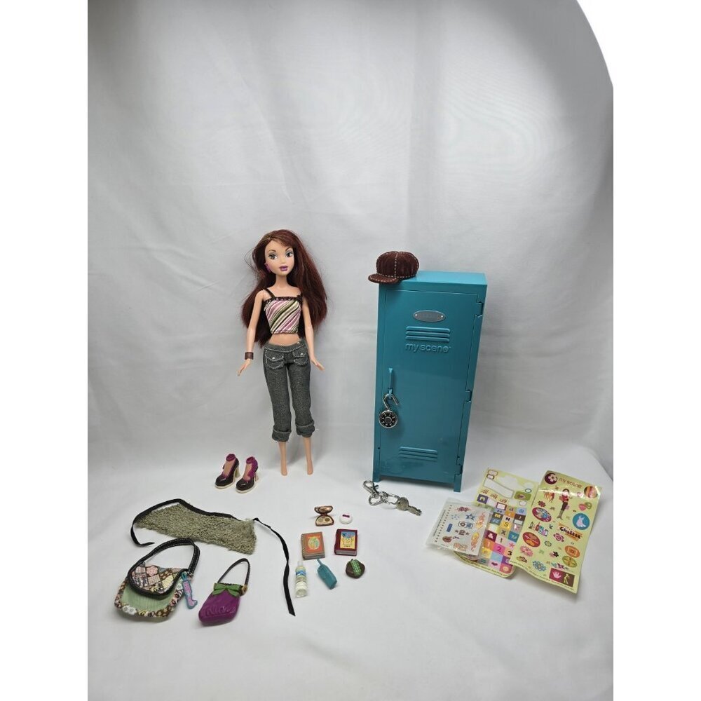 My Scene Secret Locker Chelsea Barbie Doll Clothing And Accessories RARE